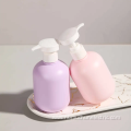 PET empty plastic transparent shampoo bottles